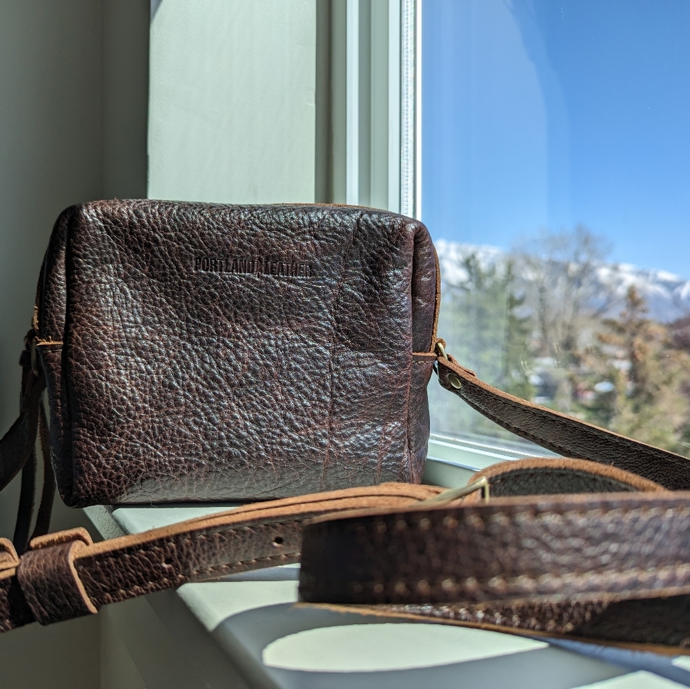 Portland Leather Mesa in Cold Brew